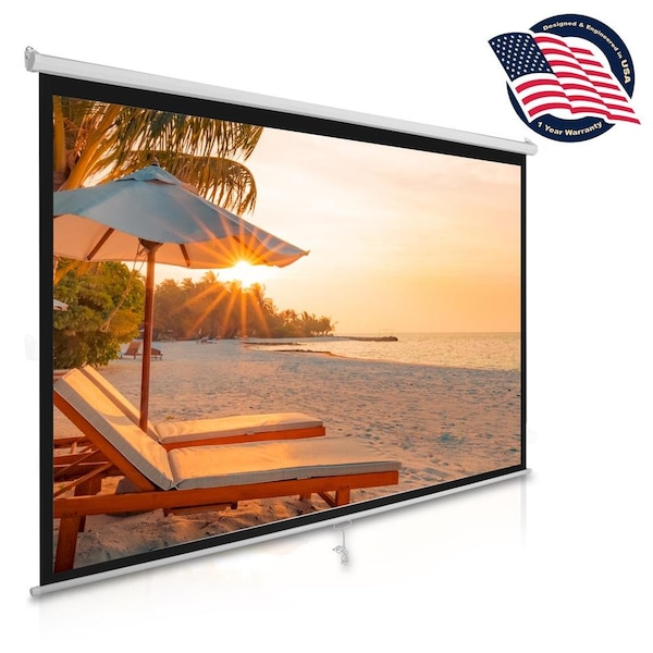Pyle 100" Manual Screen PRJSM1006 - main